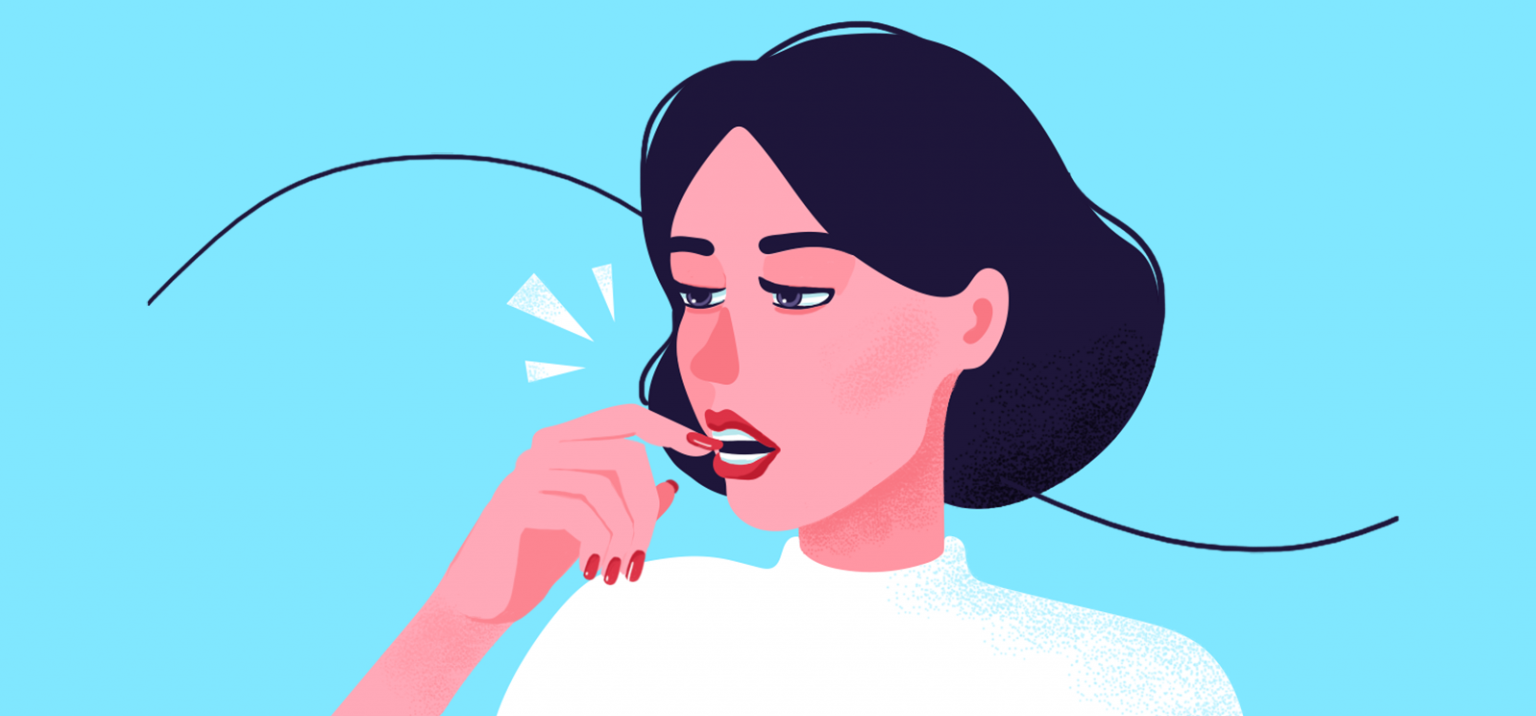 Why Do People Bite Lips When They Re Anxious