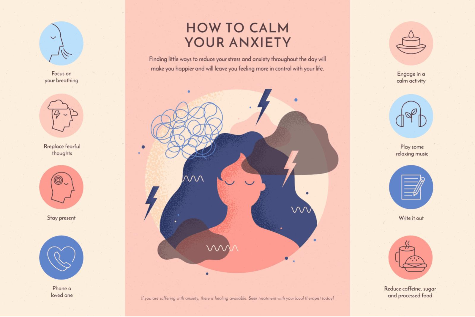 Comment calmer l'anxiété et se sentir mieux rapidement